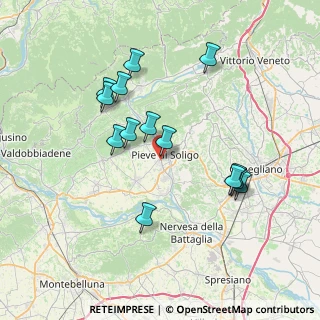 Mappa Calle de Gai, 31053 Pieve di Soligo TV, Italia (6.96286)