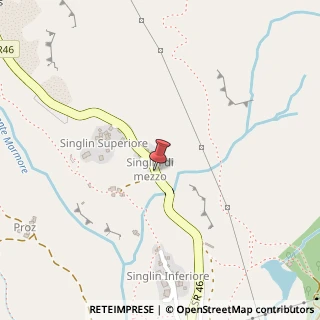 Mappa Localita' Singlin, 5, 11028 Valtournenche, Aosta (Valle d'Aosta)