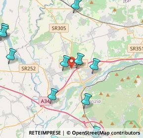 Mappa Via Venuti Padre e Figlio, 34072 Gradisca d'Isonzo GO, Italia (5.89462)