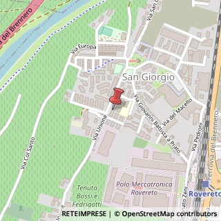 Mappa Via Unione, 79, 38068 Rovereto, Trento (Trentino-Alto Adige)