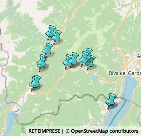 Mappa Via Alla Sega, 38067 Ledro TN, Italia (6.30357)