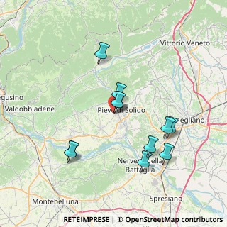 Mappa Via Pati, 31053 Pieve di Soligo TV, Italia (6.91636)