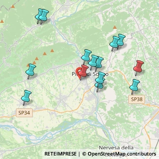 Mappa Via Pati, 31053 Pieve di Soligo TV, Italia (4.13214)