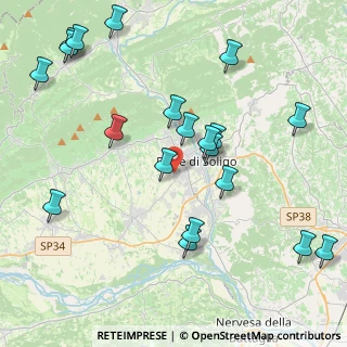 Mappa Via Pati, 31053 Pieve di Soligo TV, Italia (4.7875)