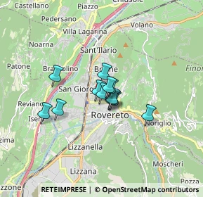 Mappa Via Don Rossaro, 38068 Rovereto TN, Italia (0.9525)