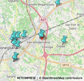 Mappa Piazza San Marco, 31020 San Vendemiano TV, Italia (2.25583)
