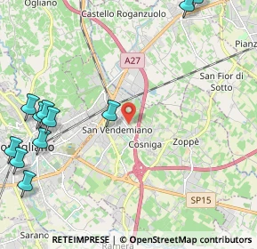 Mappa Piazza San Marco, 31020 San Vendemiano TV, Italia (3.03364)