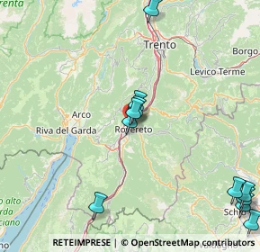 Mappa Via Paolo Orsi, 38068 Rovereto TN, Italia (20.23)