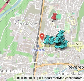 Mappa Via Paolo Orsi, 38068 Rovereto TN, Italia (0.357)