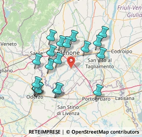 Mappa Via Ilaria Alpi, 33082 Azzano Decimo PN, Italia (13.9445)