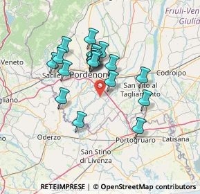 Mappa Via Ilaria Alpi, 33082 Azzano Decimo PN, Italia (11.415)