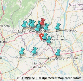 Mappa Via Ilaria Alpi, 33082 Azzano Decimo PN, Italia (10.4625)