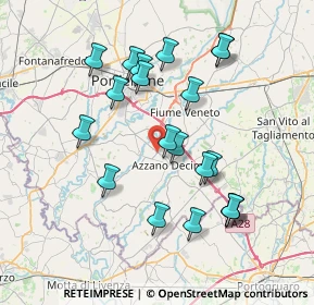 Mappa Via Ilaria Alpi, 33082 Azzano Decimo PN, Italia (7.267)