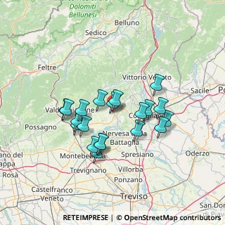 Mappa Via Giuseppe Corazzin, 31053 Pieve di Soligo TV, Italia (11.7425)