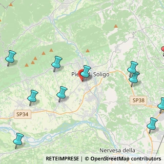 Mappa Via Giuseppe Corazzin, 31053 Pieve di Soligo TV, Italia (6.04455)