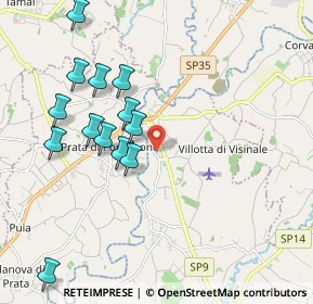 Mappa Via Visinale Centro, 33087 Visinale PN, Italia (2.02)