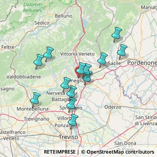 Mappa Via Antonio Carpenè, 31015 Conegliano TV, Italia (13.37769)