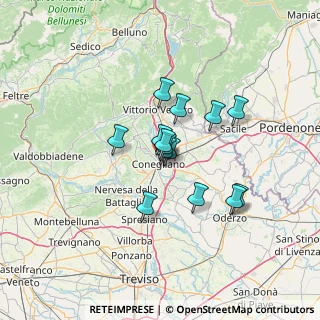 Mappa Via Antonio Carpenè, 31015 Conegliano TV, Italia (9.1992857142857)