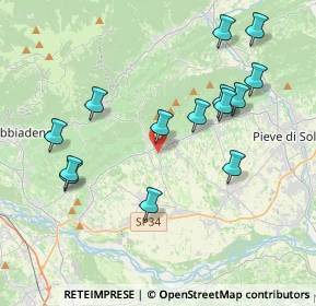 Mappa Via Giacomo Matteotti, 31010 Farra di Soligo TV, Italia (4.04643)