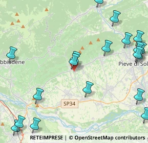 Mappa Via Giacomo Matteotti, 31010 Farra di Soligo TV, Italia (5.97632)