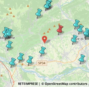 Mappa Via Giacomo Matteotti, 31010 Farra di Soligo TV, Italia (5.7725)