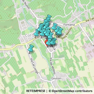 Mappa Via Giacomo Matteotti, 31010 Farra di Soligo TV, Italia (0.28148)