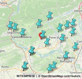 Mappa Via Giacomo Matteotti, 31010 Farra di Soligo TV, Italia (9.348)