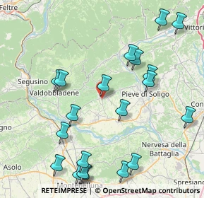 Mappa Via Giacomo Matteotti, 31010 Farra di Soligo TV, Italia (9.629)