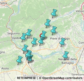 Mappa Via Giacomo Matteotti, 31010 Farra di Soligo TV, Italia (7.14)