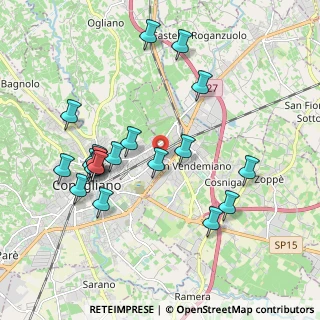 Mappa Via Maggiore G. Piovesana, 31020 Conegliano TV, Italia (1.9885)