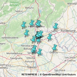 Mappa Via Maggiore G. Piovesana, 31020 Conegliano TV, Italia (9.24611)