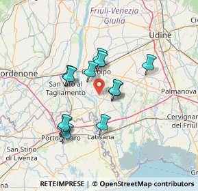 Mappa 33030 Varmo UD, Italia (11.07333)