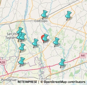 Mappa 33030 Varmo UD, Italia (7.77455)