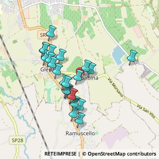 Mappa Via Santa Sabina, 33079 Sesto al Reghena PN, Italia (0.82609)