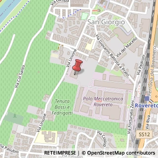 Mappa Via Unione, 49, 38068 Rovereto, Trento (Trentino-Alto Adige)