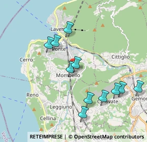 Mappa Vicolo Somisso, 21014 Laveno-Mombello VA, Italia (2.205)