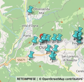 Mappa Via Col Parans, 24023 Clusone BG, Italia (1.93)