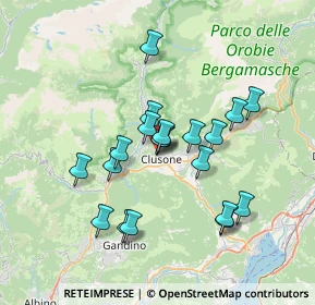 Mappa Via Col Parans, 24023 Clusone BG, Italia (6.105)