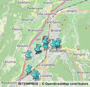 Mappa Polo Tecnologico Rovereto, 38068 Rovereto TN, Italia (1.60667)