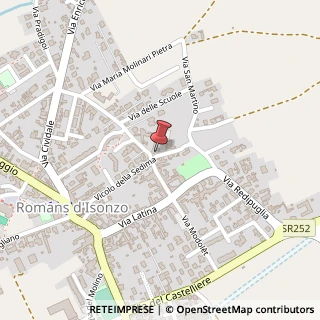 Mappa piazza Garibaldi, 6, 34076 Romans d'Isonzo, Gorizia (Friuli-Venezia Giulia)