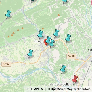 Mappa Via Cima da Conegliano, 31053 Pieve di Soligo TV, Italia (4.81182)