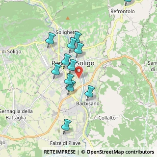 Mappa Via Cima da Conegliano, 31053 Pieve di Soligo TV, Italia (1.70917)