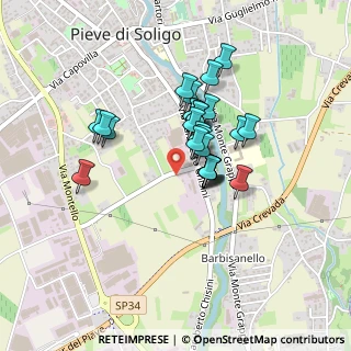 Mappa Via Cima da Conegliano, 31053 Pieve di Soligo TV, Italia (0.32692)
