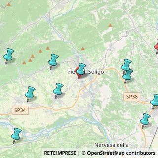 Mappa Via Giovanni Pascoli, 31053 Pieve di Soligo TV, Italia (6.04091)