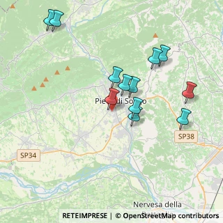 Mappa Via Giovanni Pascoli, 31053 Pieve di Soligo TV, Italia (3.70583)