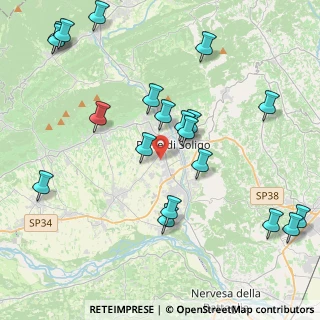 Mappa Via Giovanni Pascoli, 31053 Pieve di Soligo TV, Italia (4.821)