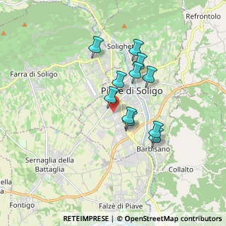 Mappa Via Giovanni Pascoli, 31053 Pieve di Soligo TV, Italia (1.38909)