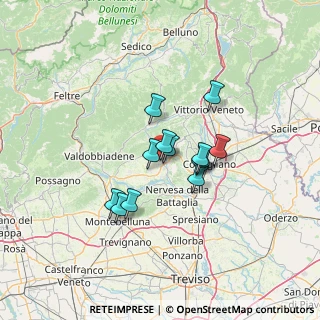 Mappa Via Giovanni Pascoli, 31053 Pieve di Soligo TV, Italia (9.43462)