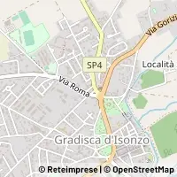 Mapa Gradisca d'Isonzo