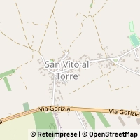 Mapa San Vito al Torre